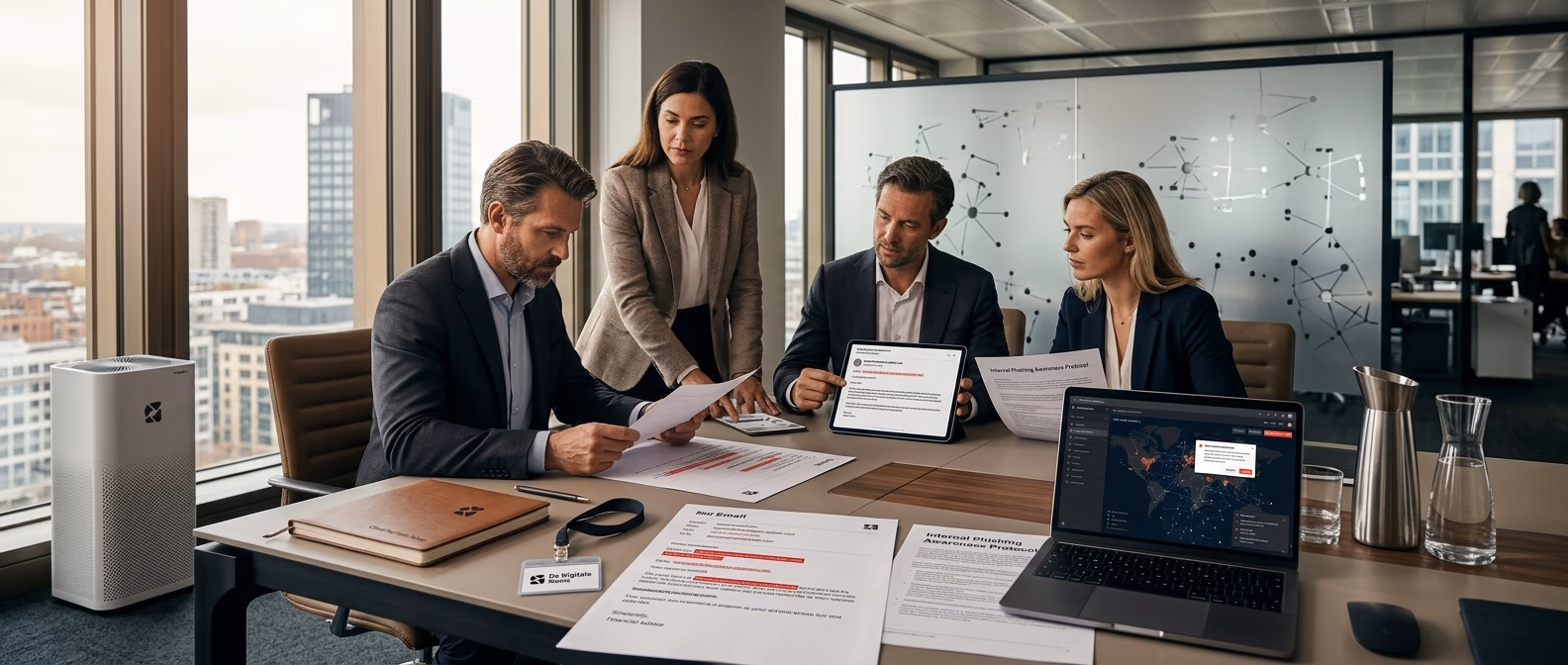 Hoe u phishing kunt herkennen in het financieel advies - illustratie voor De Digitale Basis