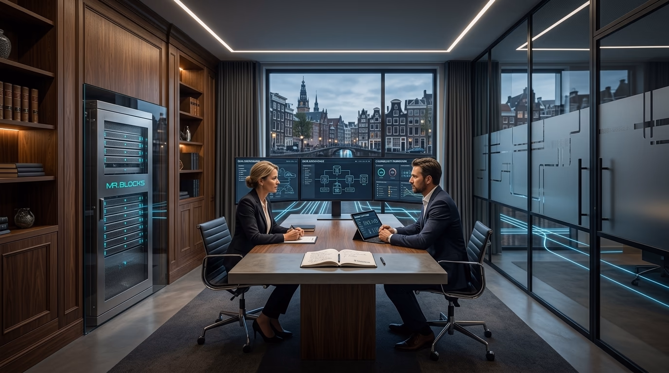 NIS2 richtlijn voor het notariaat: een gids voor compliance en informatiebeveiliging - illustratie voor Ictnotaris