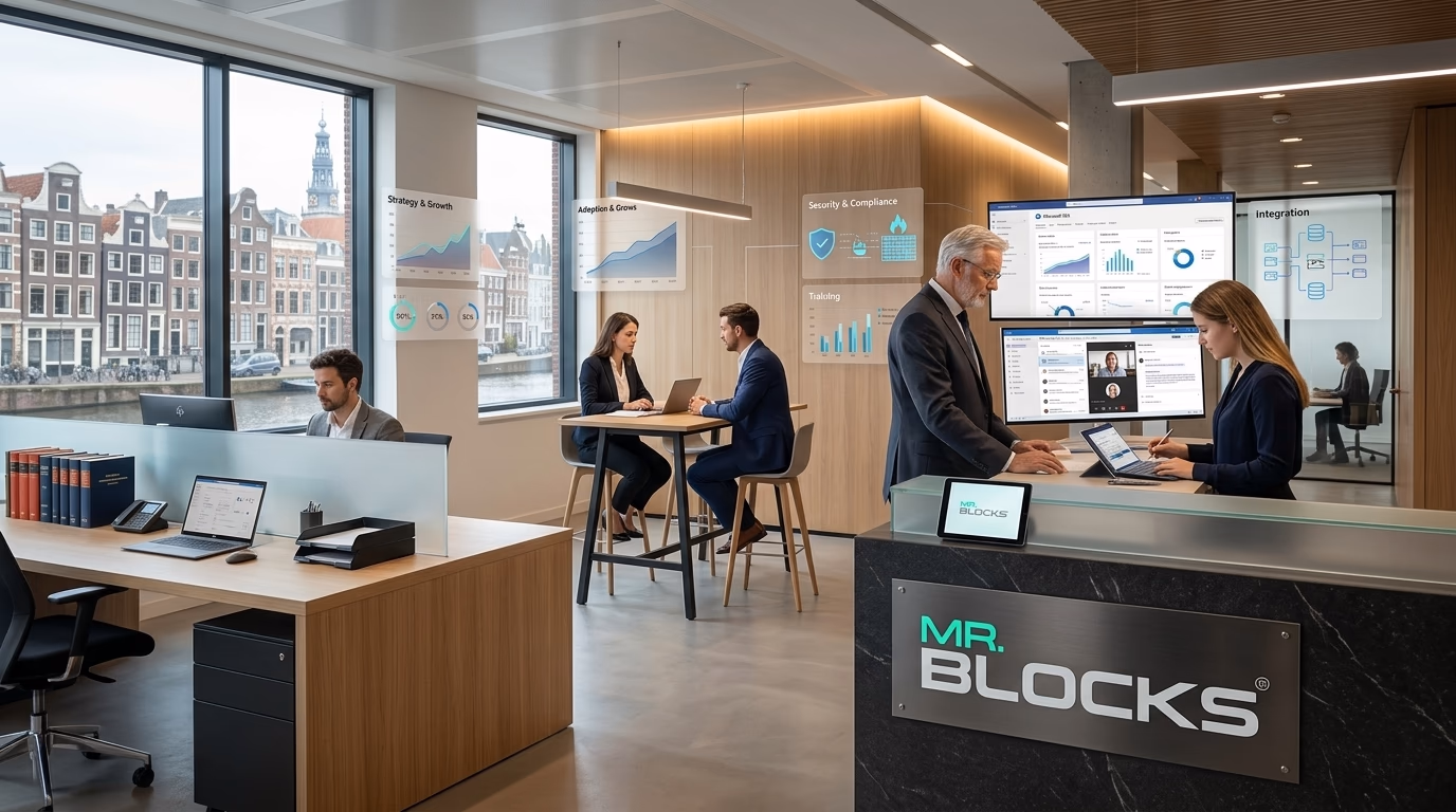 Microsoft 365 adoptie op het notariskantoor: een strategische gids voor digitale transformatie - illustratie voor Ictnotaris