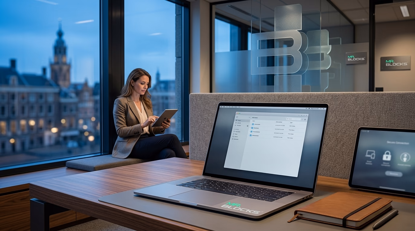 Veilig mobiel werken voor notarissen en medewerkers: een gids voor compliance en efficiëntie - illustratie voor Ictnotaris