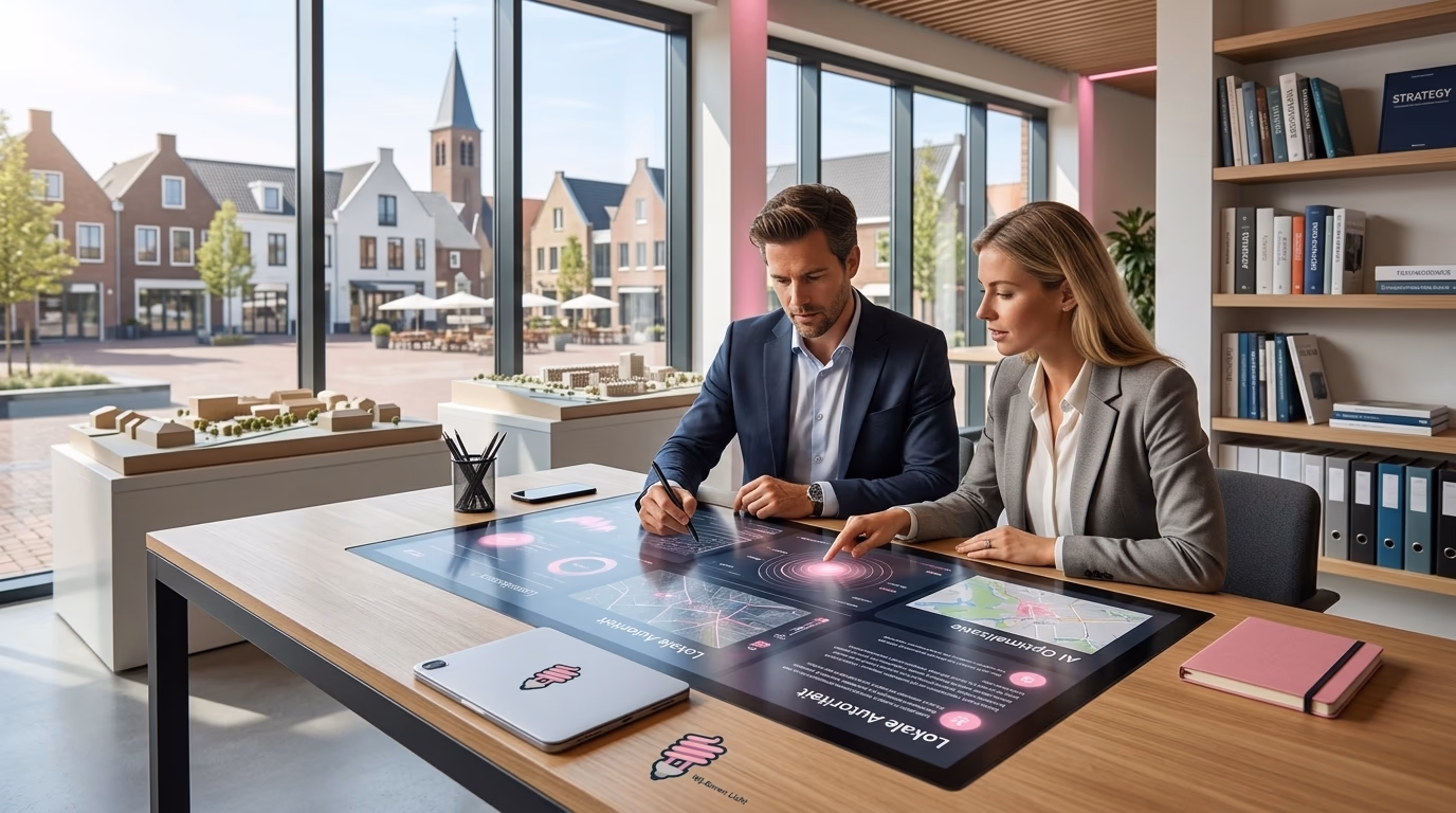 Hoe jij AI kunt combineren met lokale autoriteit voor SEO - illustratie voor Wij Geven Licht