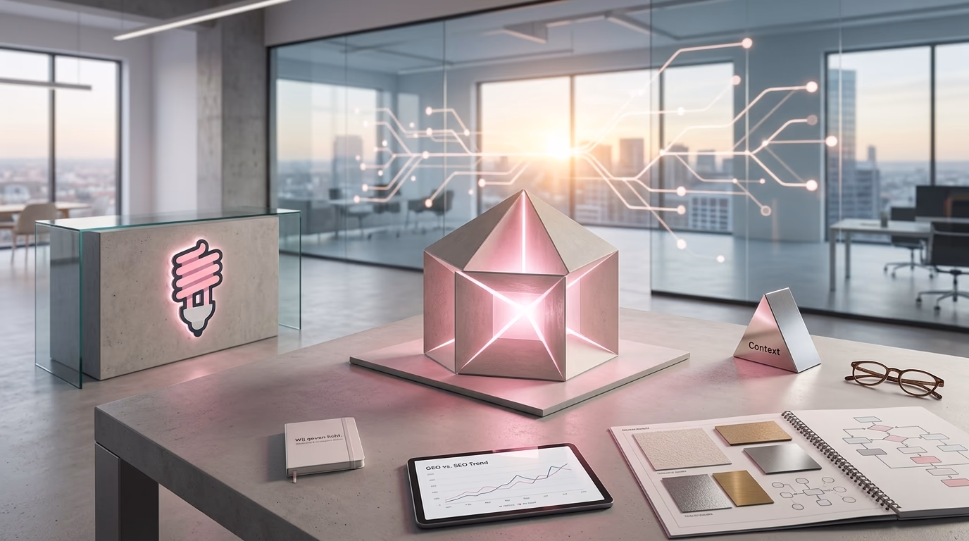 Hoe optimaliseer je voor AI zoekmachines? | Wij geven licht - illustratie voor Wij geven licht