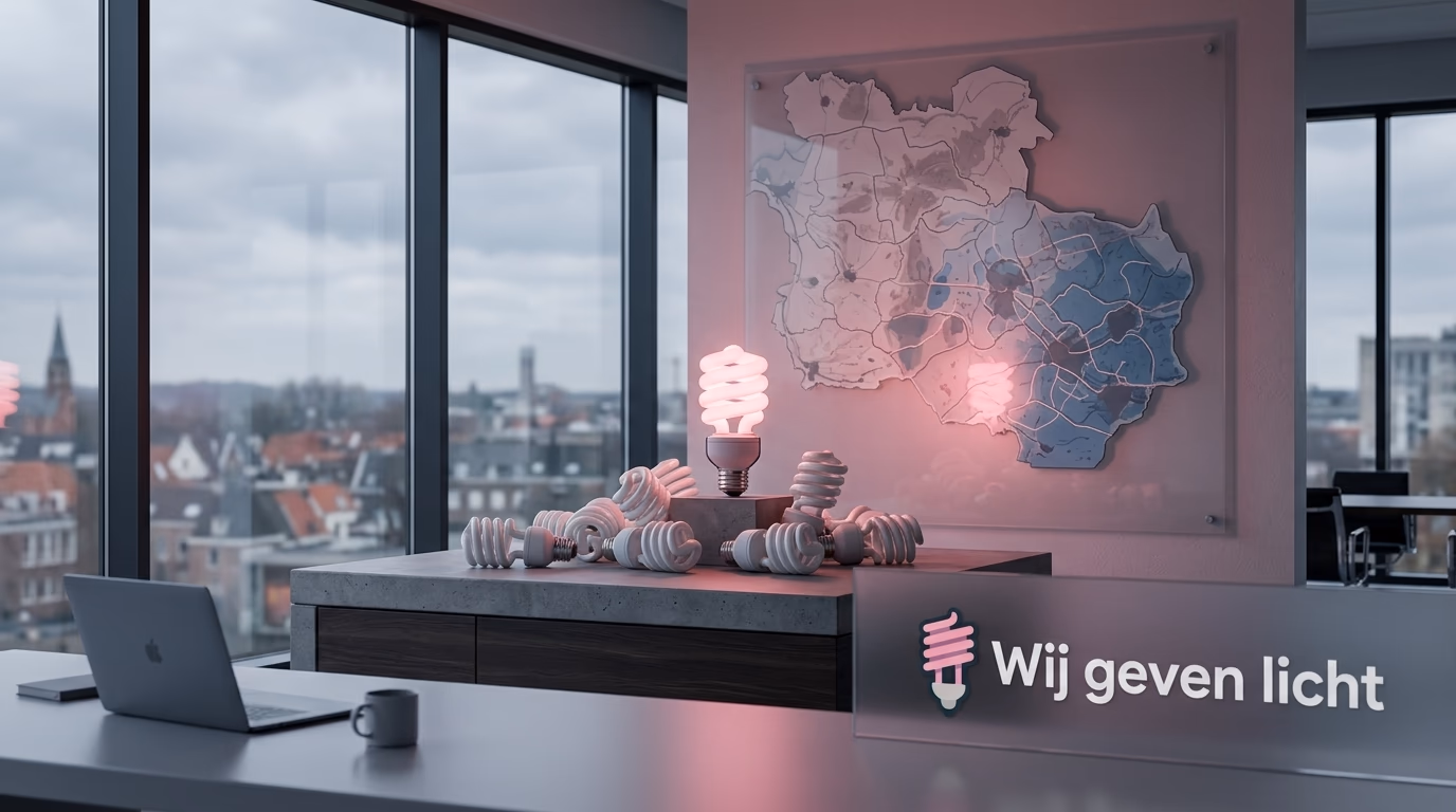 Red ocean strategie: waarom vechten om de kruimels als je de markt kunt verlichten? - illustratie voor Wij geven licht