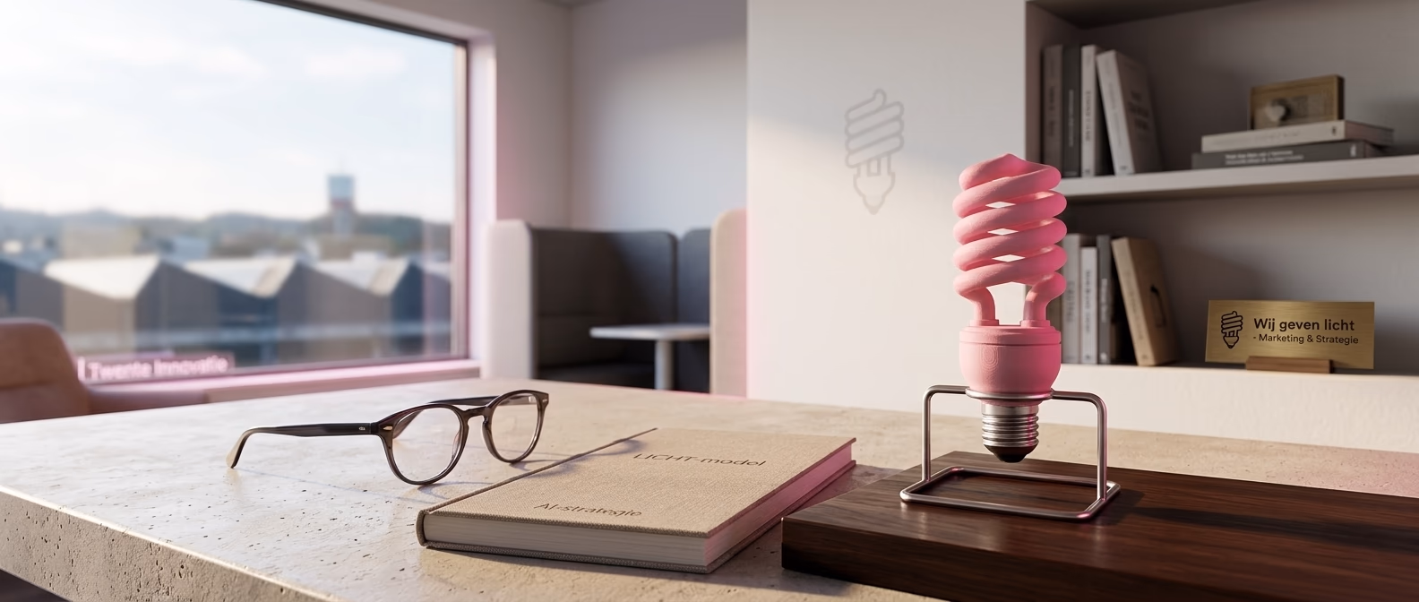 SEO contentstrategie: zo word je de enige keuze in Twente en daarbuiten - illustratie voor Wij geven licht